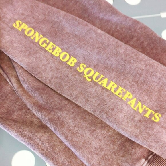 SpongeBob Scream Painting Nickelodeon Graphic Pullover Hoodie Large Sweatshirt - Picture 7 of 7